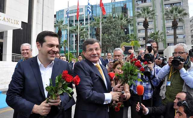 Ahmet Davutoğlu- Alexis Tsipras İzmir'de görüştü