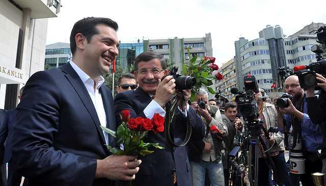Ahmet Davutoğlu- Alexis Tsipras İzmir'de görüştü