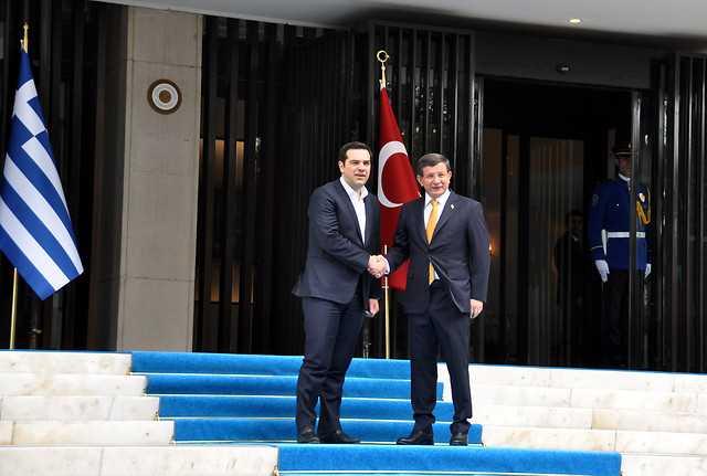 Ahmet Davutoğlu- Alexis Tsipras İzmir'de görüştü