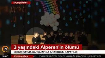İzmir'de okul servisinde unutulduktan sonra hastanede yaşamını yitiren 3 yaşındaki Alperen Sakin'in