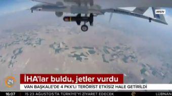 Van Başkale'de 4 PKK'lı terörist etkisiz hale getirildi