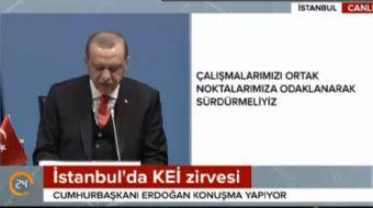 İstanbul Karadeniz Ekonomik İşbirliği Teşkilatının (KEİ) 25. Kuruluş Yıldönümü Zirvesinde konuşan Cu
