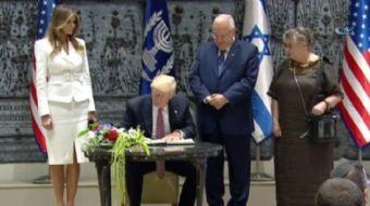 ABD Başkanı Donald Trump, İsrail Cumhurbaşkanı Reuven Rivlin ile bir araya geldi.
ABD Başkanı Dona