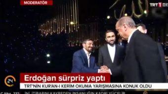 Cumhurbaşkanı Recep Tayyip Erdoğan, TRT 1 kanalında yayınlanan 'Kur'an-ı Kerim'i Güzel Okuma Yarışma