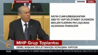 Partisinin grup toplantısında konuşan MHP lideri Devlet Bahçeli gündeme ilişkin çarpıcı açıklamalard