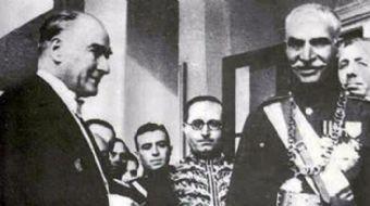 1934 yılına ait olan video İran Şahı Rıza Pehlevi ve Mustafa Kemal Atatürk'ün Türkiye'yi ziyareti sı