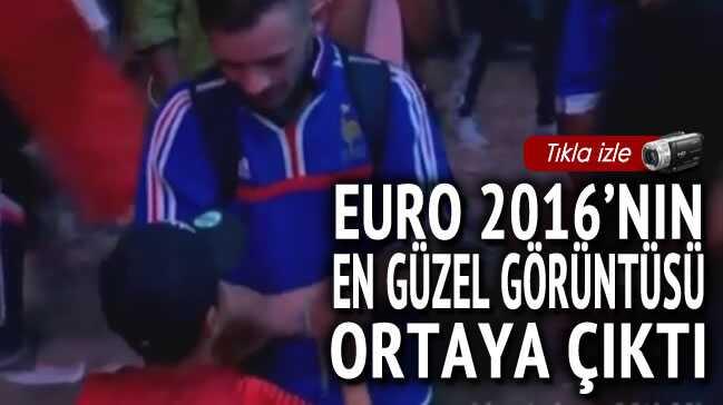 Portekizli minik a�layan Frans�z taraftar� teselli etti