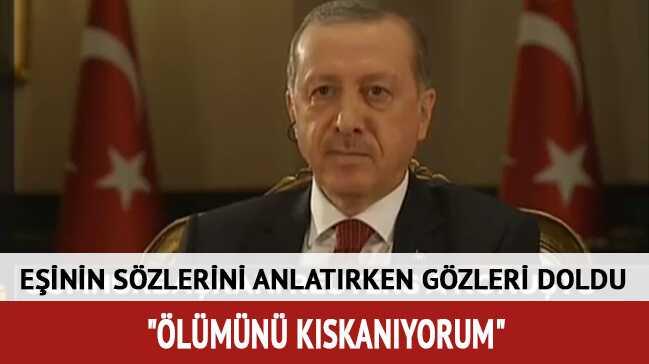 Cumhurbaşkanı Erdoğan, darbe girişimini anlatırken gözyaşlarına hakim olamadı