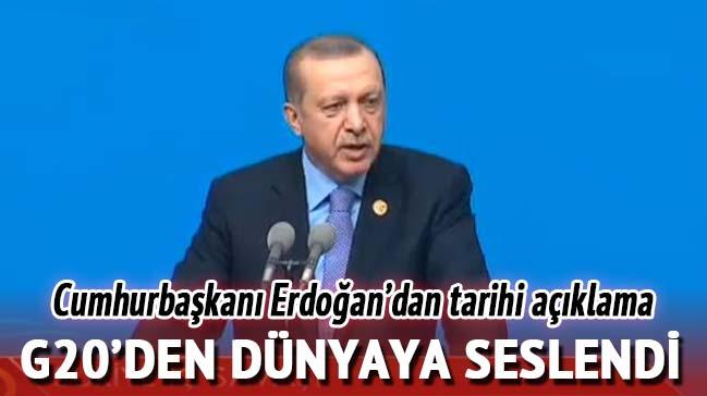 Cumhurbaşkanı Erdoğan'dan önemli açıklamalar