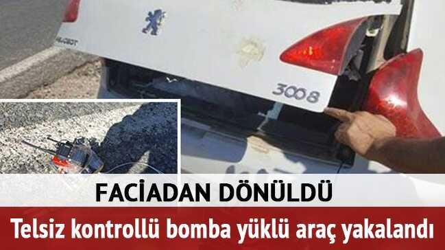 Diyarbakır'da bombalı araç ele geçirildi