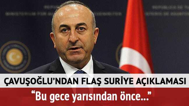 Çavuşoğlu: Bayramdan önce Suriye'de ateşkesin başlaması amaçlanıyor