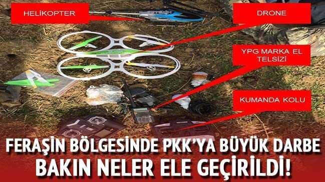 Şırnak'ta terör operasyonunda PKK'ya büyük darbe