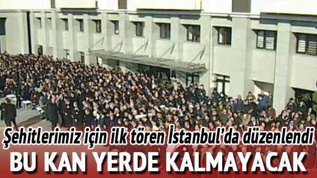 Şehitlere Vatan Yerleşkesi'nde tören