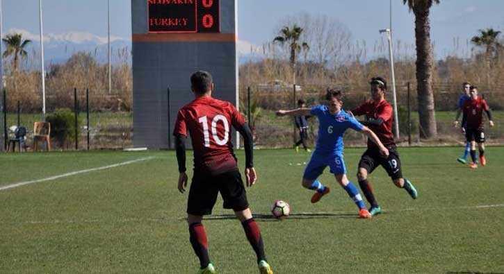 16 Yaş Altı Milli Futbol Takımı, Moldovayı 1-0 yendi 21