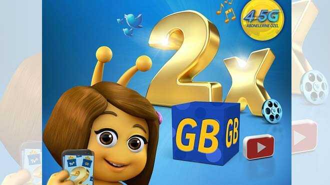 Turkcell+m%C3%BC%C5%9Fterilerinin+internetlerini+ikiye+katl%C4%B1yor