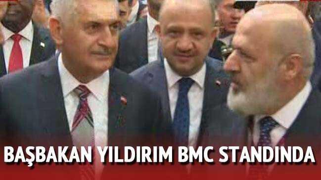 Başbakan Yıldırım BMC standında