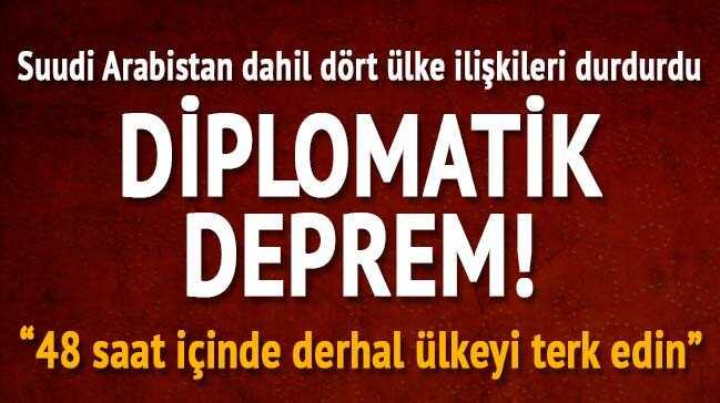 Suudi Arabistan ve Bahreyn, Katar ile ilişkileri kesti