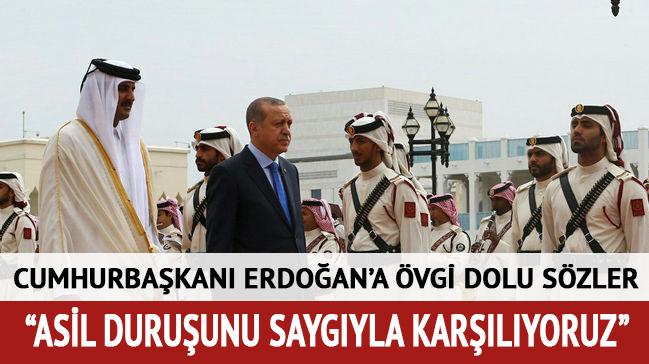 Cumhurbaşkanı Erdoğan'a övgü dolu sözler