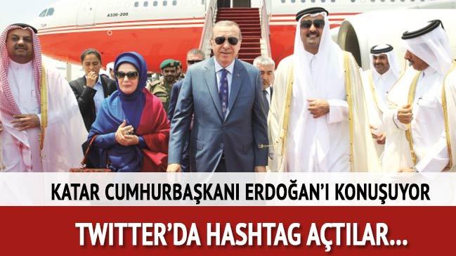 Katar'dan Cumhurbaşkanı Erdoğan'a övgü dolu sözler