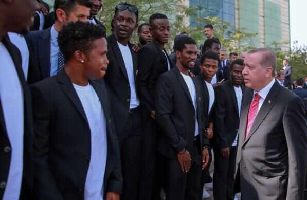 Afrika Dostluk Spor Erdoğan'ın ilgi odağı oldu Afrika Dostluk Spor Erdoğan'ın ilgi odağı oldu