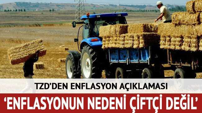 TZD'den enflasyon a��klamas�! `Enflasyonun nedeni �ift�i de�il`
