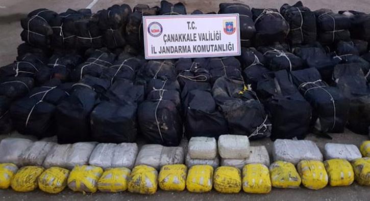 Çanakkale'de uyuşturucu satıcılarına büyük darbe vuruldu