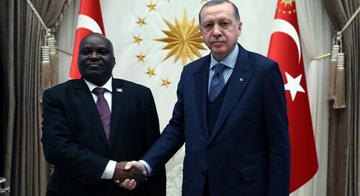Cumhurbaşkanı Erdoğan Nyabenda'yı kabul etti