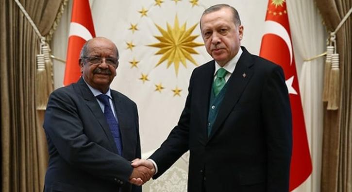 Cumhurbaşkanı Erdoğan Cezayir Dışişleri Bakanı'nı kabul etti