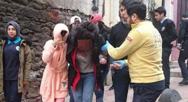 Beyoğlu'nda genç kadına korkunç saldırı