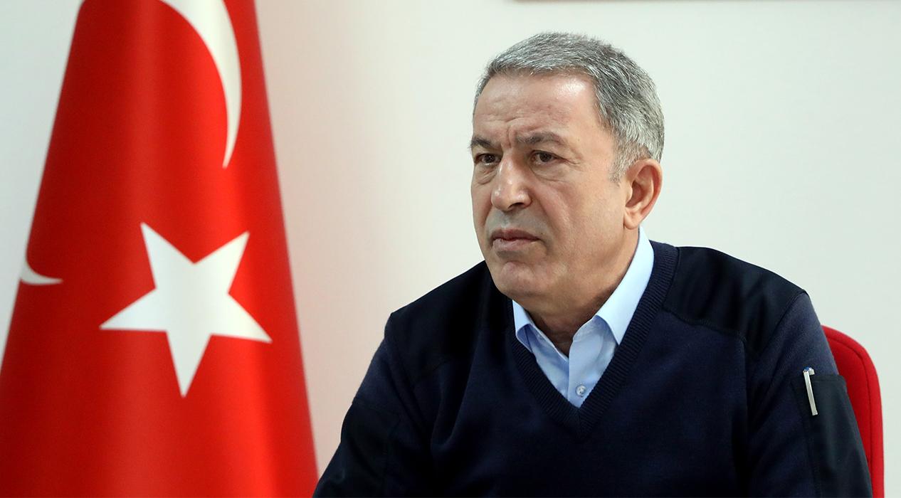 <p> <span >Milli Savunma Bakanı Akar, 'Hain saldırı sonrasında uçak, SİHA ve kara ateş destek v