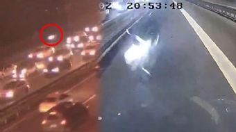 <p>Mecidiyeköy Köprüsü üzerinde dün akşam meydana gelen kazada Emre Can Azder´in kullandığı 34 BOZ 4