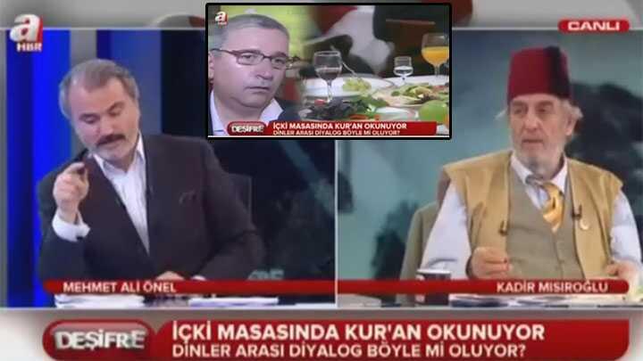 Gülen Cemaati Kur‘an-ı Kerim‘i içki masasına meze yaptı!