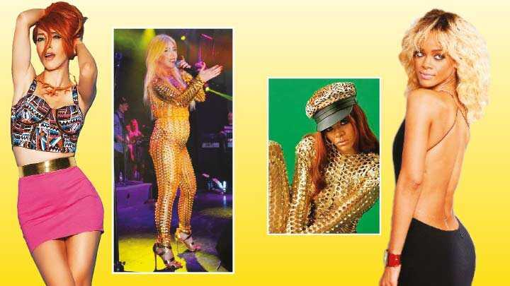 Olay kıyafeti Rihanna giymiş!