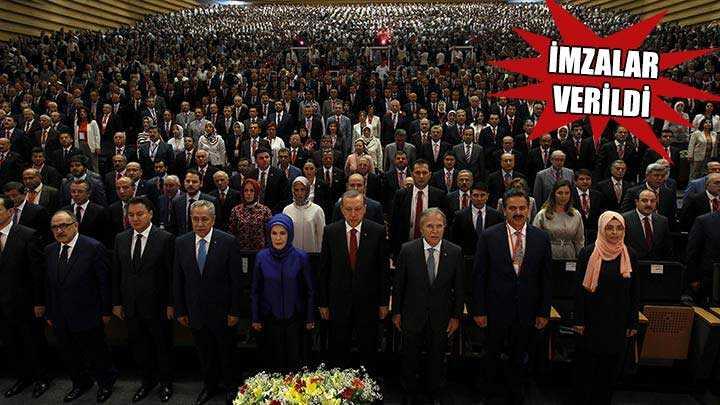 AK Parti‘nin cumhurbaşkanı adayı Recep Tayyip Erdoğan