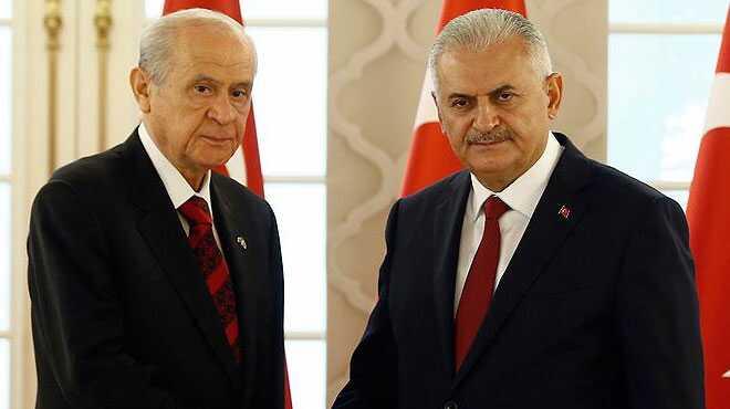 Yıldırım-Bahçeli görüşmesi