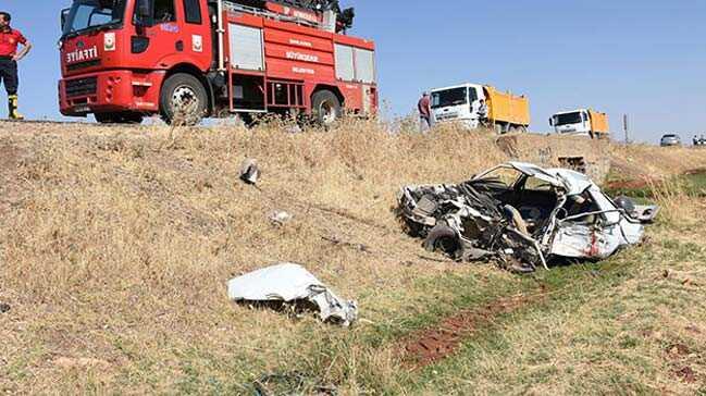Taziye dönüşü kaza: 2 ölü, 4 yaralı