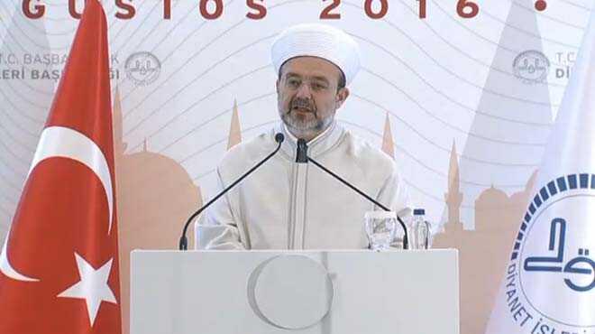 Diyanet İşleri Başkanı Mehmet Görmez konuştu