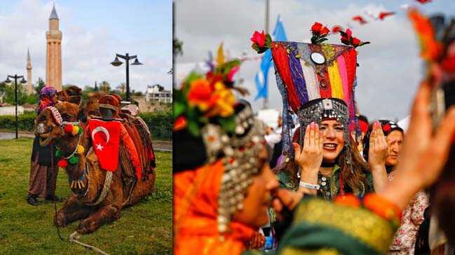 Antalya'da 3'üncü Yörük Festivali Göç Duası ile başladı