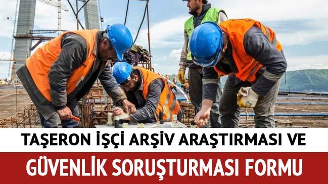 Güvenlik soruşturmasi formu nereden alınır