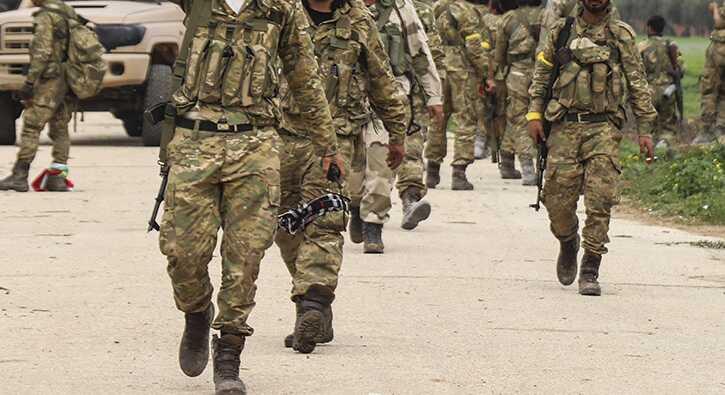 400 asker Afrin’e doğru yola çıktı