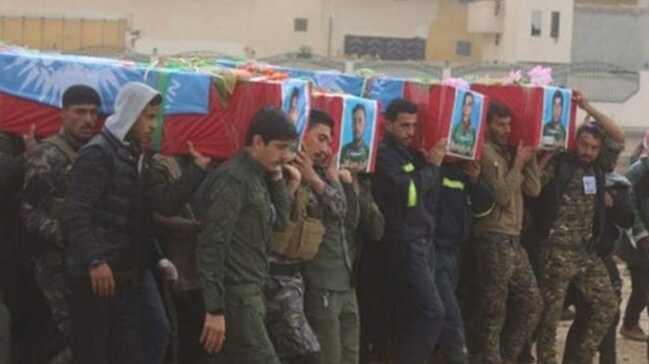 4 PKK/YPG'li terörist Münbiç'te kazdıkları hendeklere gömüldü