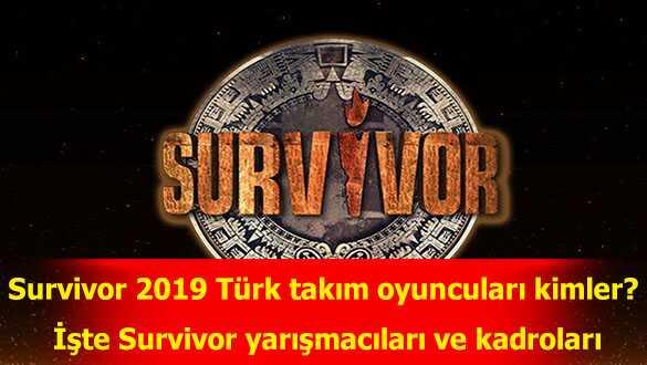 2019 Survivor oyuncuları kimler" İşte Survivor yarışmacıları ve kadroları