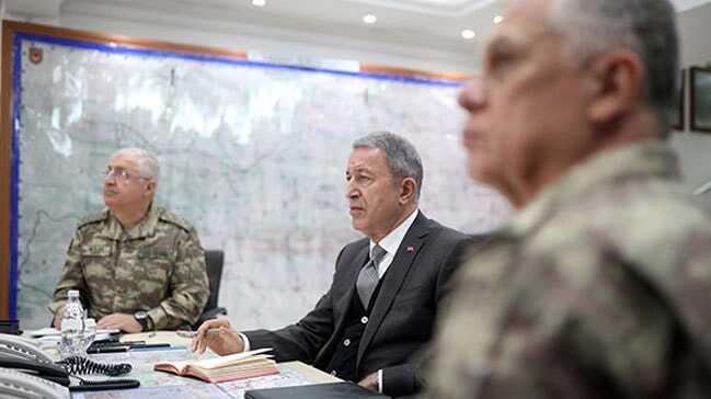 Milli Savunma Bakanı Hulusi Akar: Hainleri geldikleri yere gömdüler