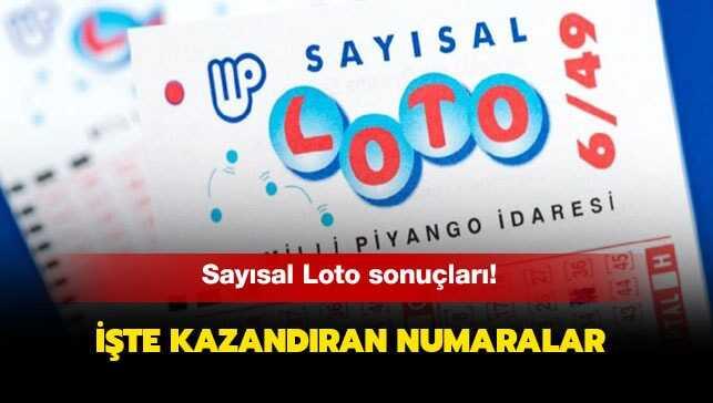 Sayısal Loto 13 Nisan çekiliş sonuçları Sayısal Loto sonuçlarında büyük ikramiye 1 kişiye!