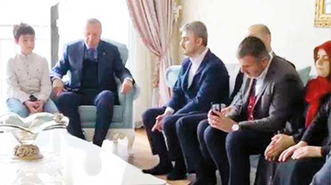 Erdoğan'dan avukatı Aydın'a taziye ziyareti