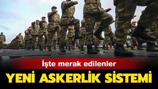 Yeni askerlik sistemi için gözler Meclis'te