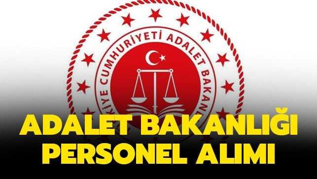 Adalet Bakanlığı personel alımı ne zaman"