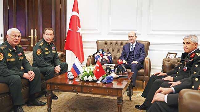 Rus komutanlarla iç güvenlik toplantısı