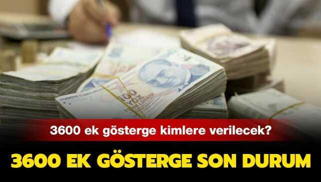 3600 ek gösterge için geri sayım