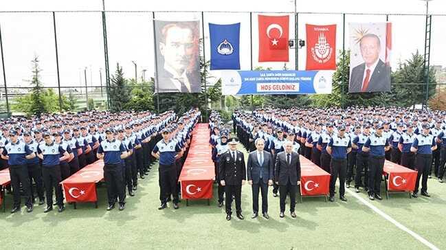 Eğitimlerini tamamlayan zabıtalar yemin etti
